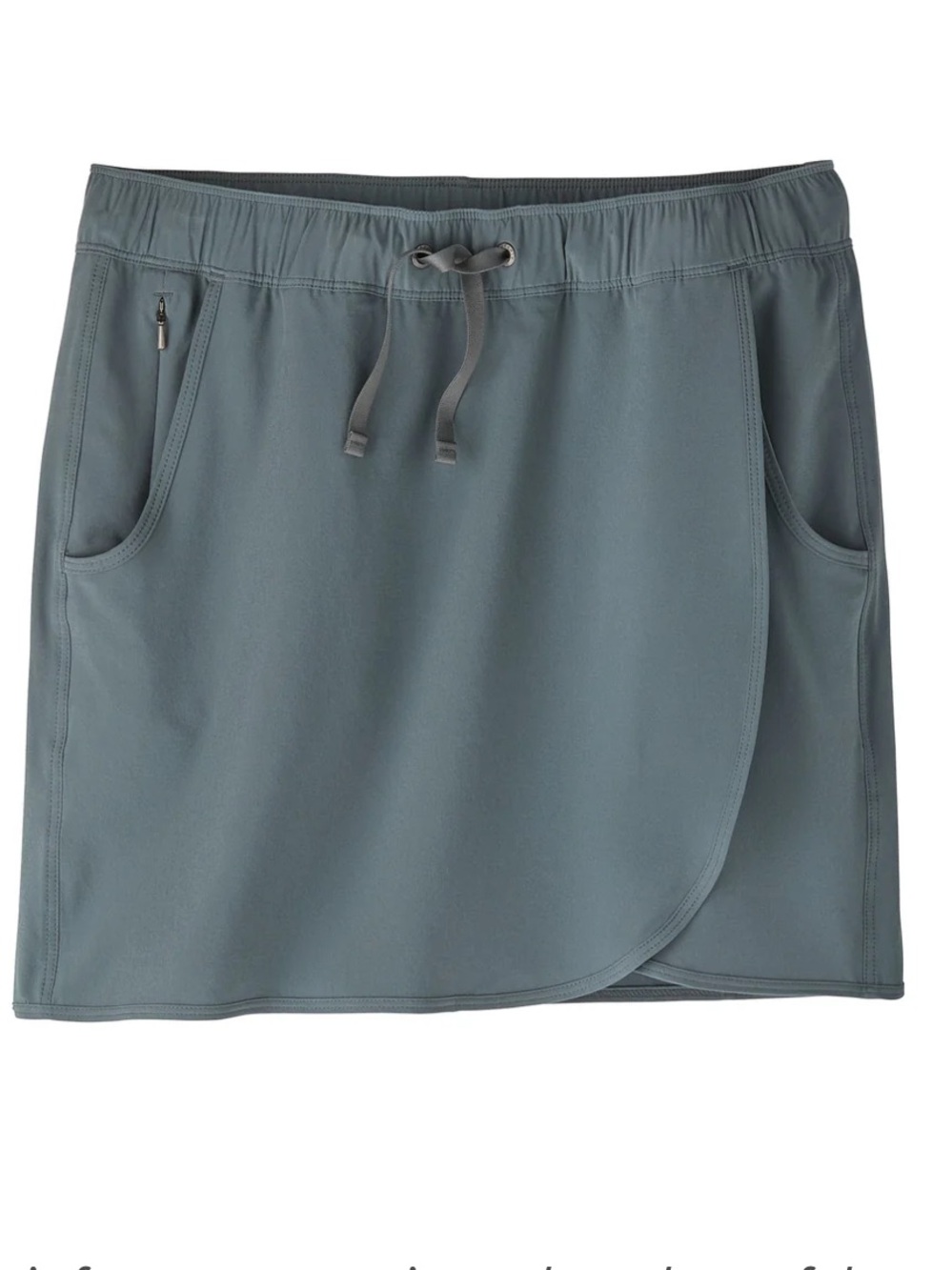 Patagonia Slate Blue Women's Skort with Drawcord Waist